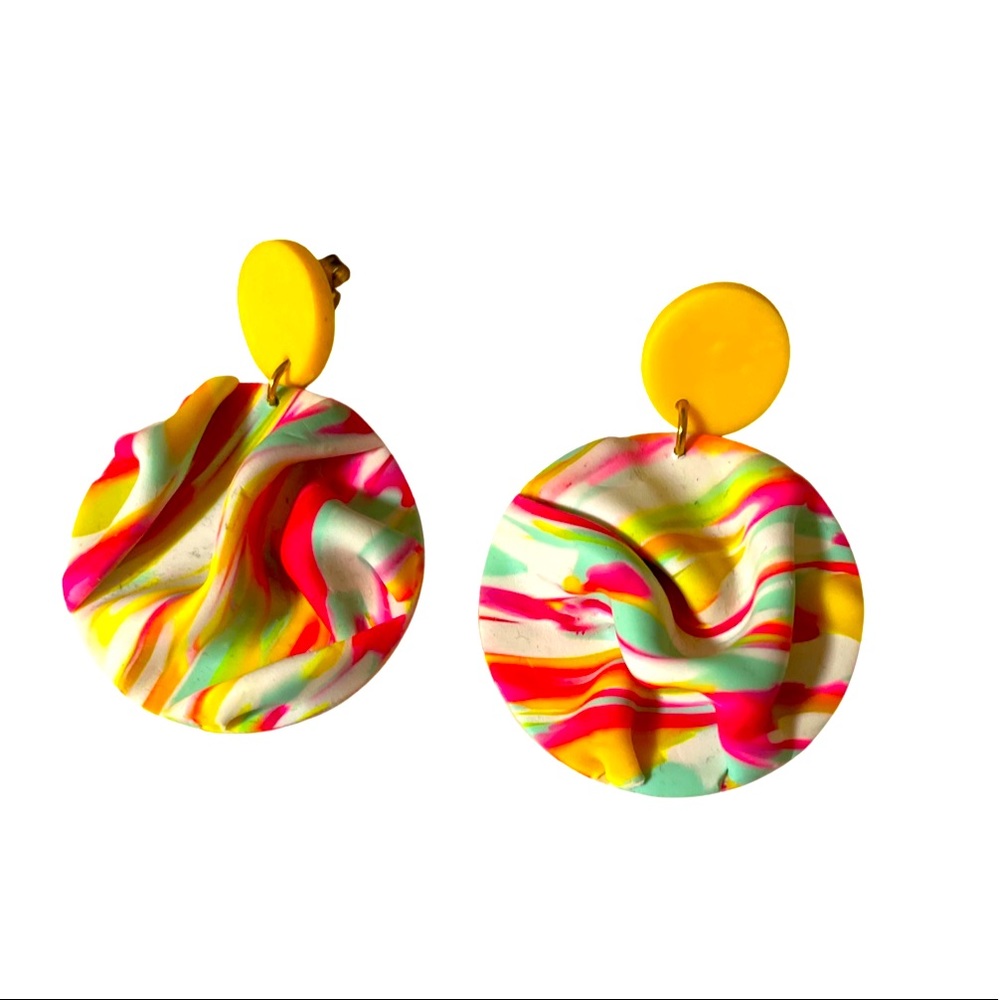 Wave Neon Earrings